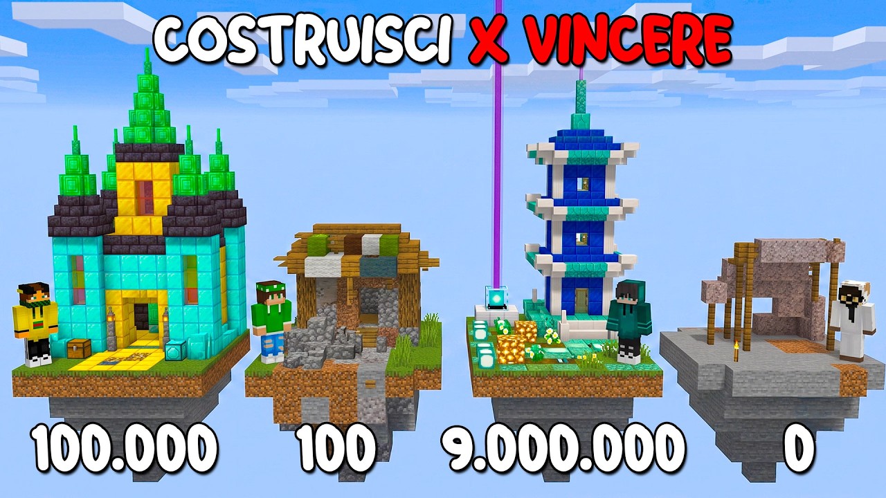 COSTRUISCI L'ISOLA PIÙ COSTOSA SU MINECRAFT