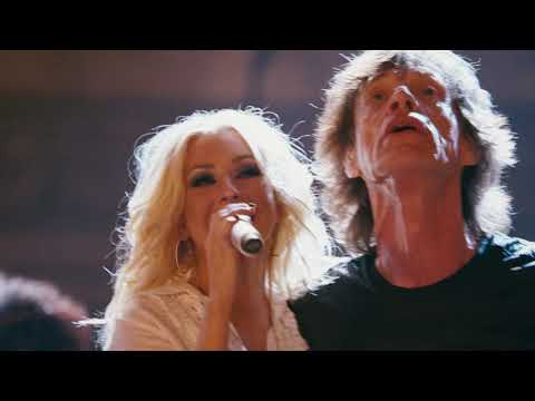 The Rolling Stones and Christina Aguilera - Live With Me (Shine A Light Concert)