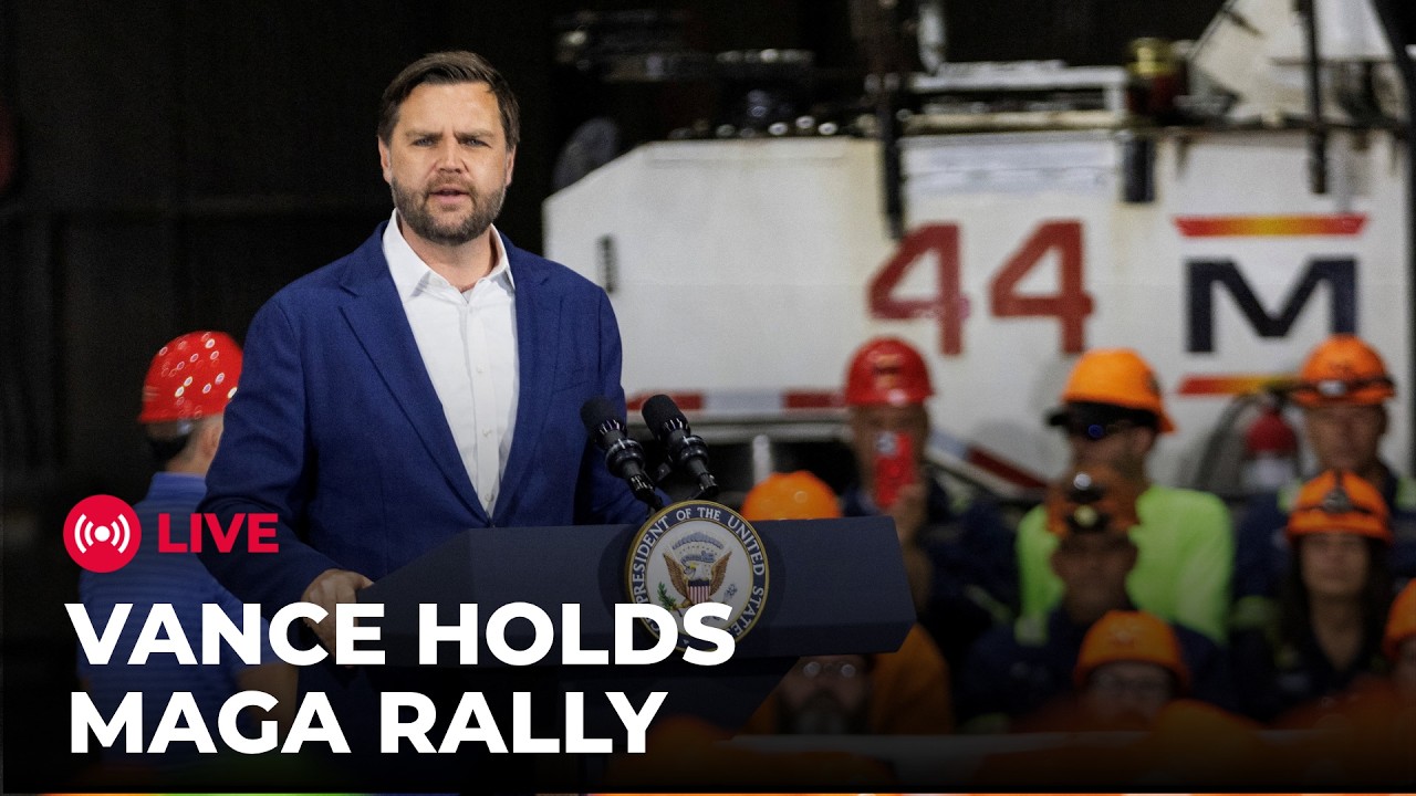 JD Vance LIVE: The U.S. Vice President Holds Press Conference On Fraud In Kansas City