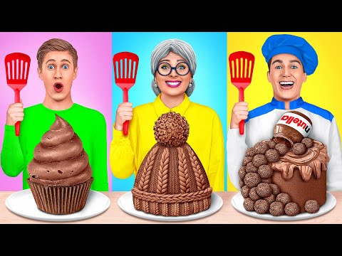 मैं बनाम दादी कुकिंग चैलेंज | चॉकलेट फ़ूड चैलेंज Multi DO Challenge