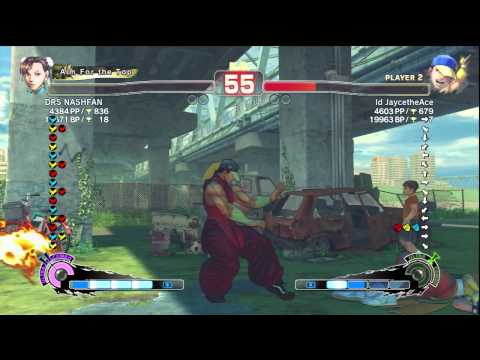 DRS Nashfan (Chun-Li) vs. Jayce the Ace (Yun) SSF4:AE XBL Match