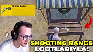 SHOOTING RANGE LOOTLARIYLA WIN ALMAK! (GİZLİ ODA ANAHTARI ÇIKTI) PUBG 