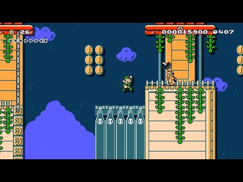 Super Mario Maker 2 - The overgrown Kingdom of Heaven by Markluke - No Commentary