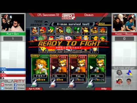 CFLS 72 - Plup + Oaty (Green) vs Harriet + Boulder (Red)