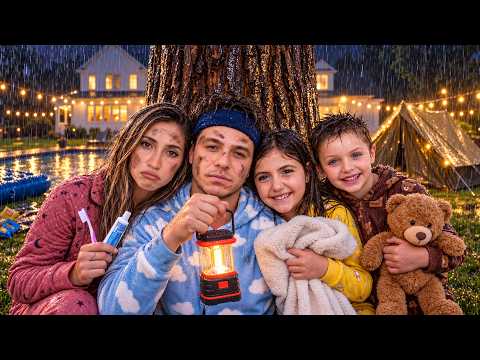 Surviving Outside in our Backyard for 24 Hours!