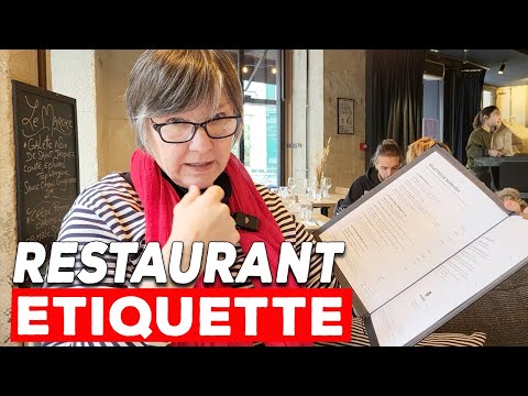 10 Things To KNOW about Restaurants ETIQUETTE in Paris