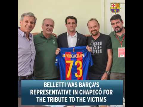 Barcelona - Chapecoense : Emotional tribute to Brazilian club Chapecoense