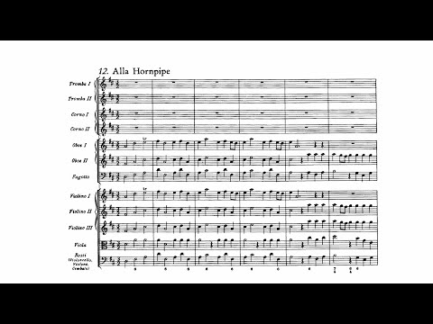 Händel: Water Music Suite No. 2 in D major, HWV 349 (with Score)