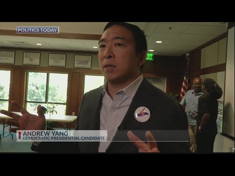 Andrew Yang stumps for votes in the Lowcountry