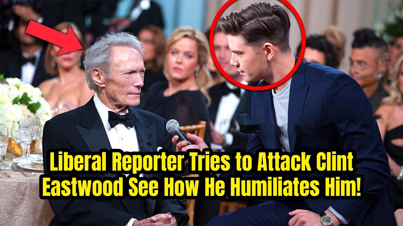 Liberal Reporter Tries to Attack Clint Eastwood See How He Humiliates Him!