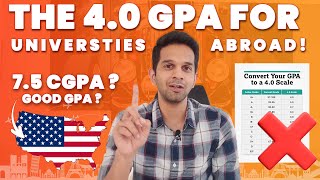 Converting 10CGPA to 4.0 GPA &  What a Good GPA Is for MS in USA 🇺🇸 | Study Abroad ✈