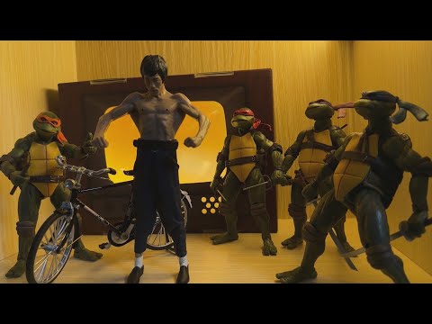 Bruce Lee and Ninja Turtles...