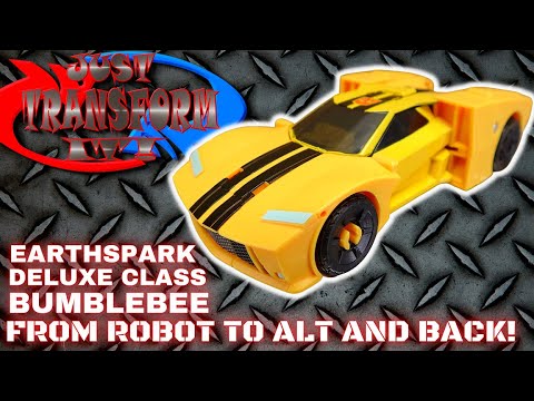 JUST TRANSFORM IT!: Earthspark Deluxe Bumblebee