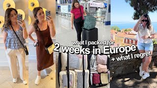 UNPACK WITH ME: Europe Travel Must-Haves, What I REGRET, Outfit Ideas + Links