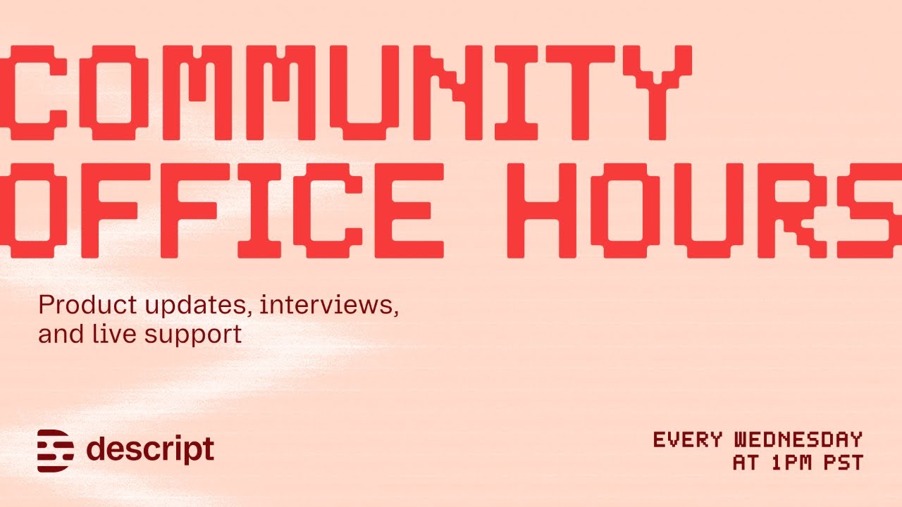 Community Office Hours video thumbnail