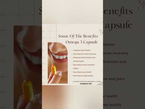 Omega 3 soft gel, 60 capsule, prescription