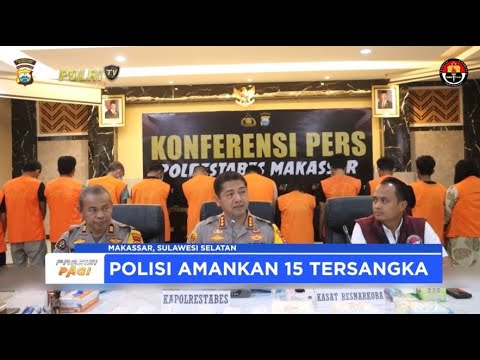 POLRESTABES MAKASSAR UNGKAP JARINGAN PEREDARAN NARKOTIKA