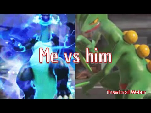 Charizard vs sceptile! Awesome battle!