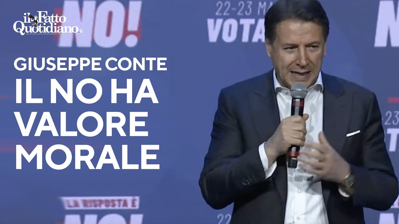 Conte: "Il governo Meloni vuole mettere se stesso al riparo dal controllo della magistratura"