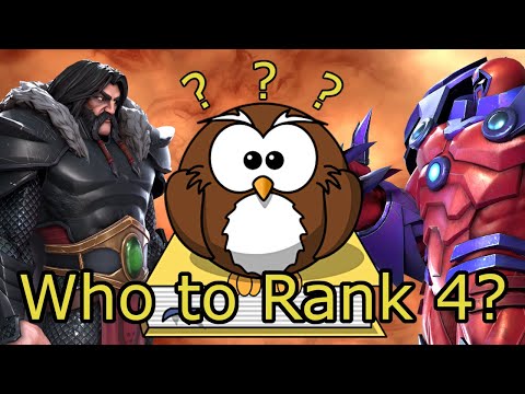 My TOP OPTIONS to RANK 4 by class - Marvel Contest of Champions