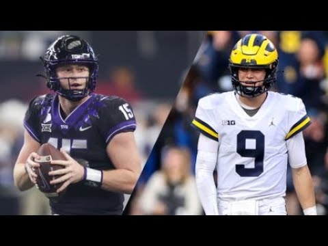 2022 CFP College Football Semi-Final Fiesta Bowl TCU vs Michigan (Full Game)