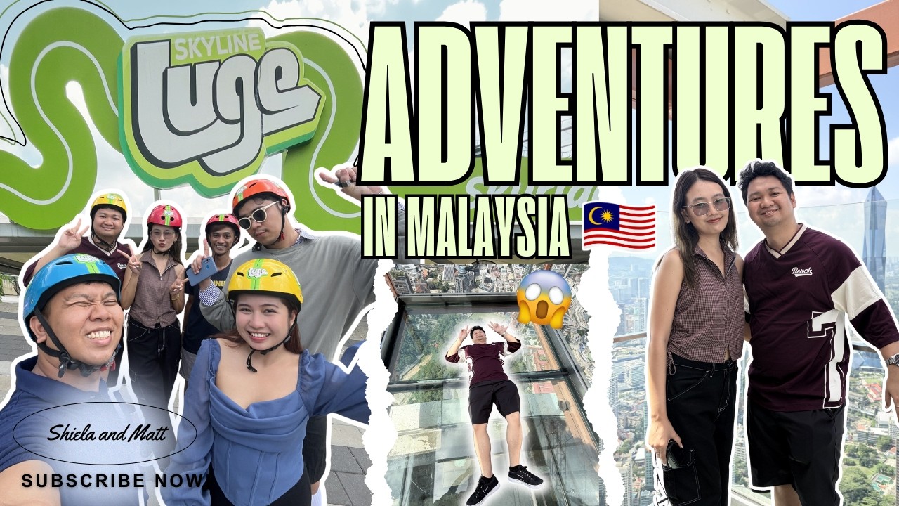 Our Most Thrilling Day in Malaysia! 🇲🇾 | KL Tower & SkyLine Luge Adventures | Shiela and Matt
