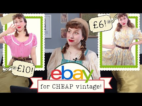 Find CHEAP VINTAGE Fashion on eBay! // Lookbook + Buying Tips!