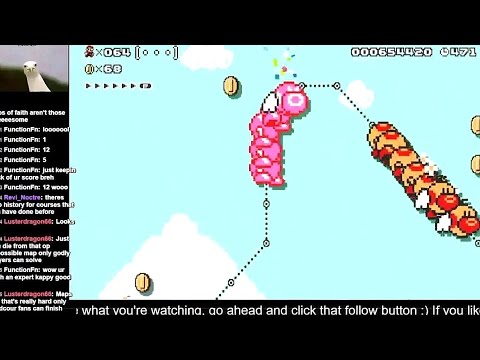 Level - Wiggler Rollercoaster (Super Mario Maker)