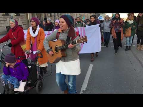 #WomenSingingPeace #Womensmarch in München 19.1.2019