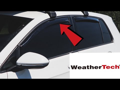 WeatherTech Window Deflectors For The MK7 GTI | Golf R!