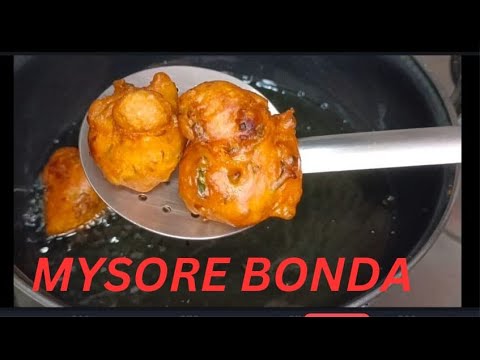 Street style Mysore bonda recipe | soft tea time snack Mysore Bonda | Namma Ooru Adige