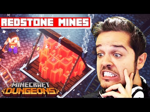 NEW Redstone Mines Level! Minecraft Dungeons Multiplayer #1