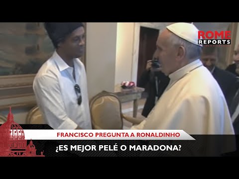 El Papa Francisco a Ronaldinho: ¿Es mejor Pelé o Maradona?