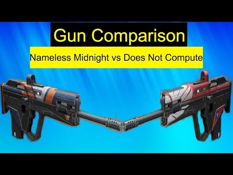 Destiny 2 - Nameless Midnight vs Does Not Compute Comparison!