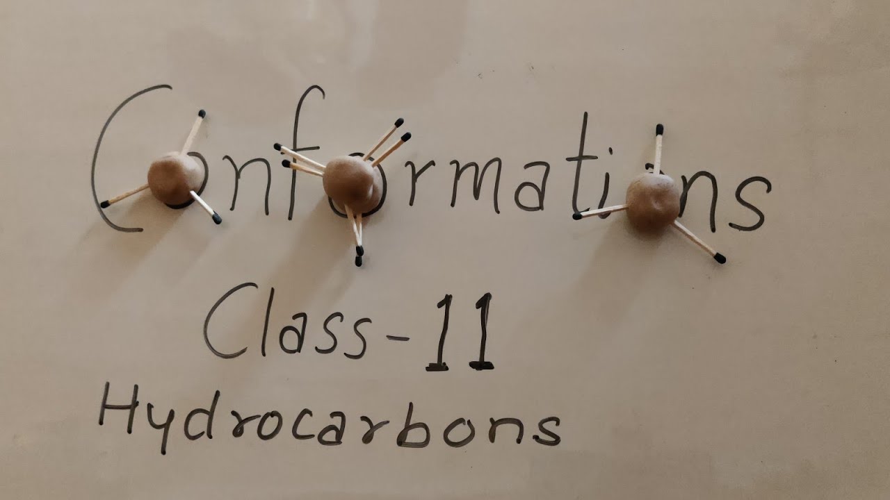 Conformations Of Ethane | Class 11 Chemistry |Chapter 13 Hydrocarbons
