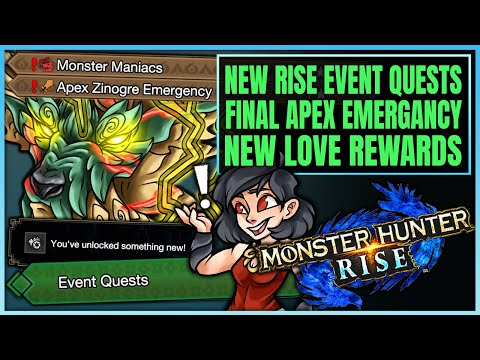 NEW RISE EVENT QUESTS - Final New Arch Apex Monster - New Love Reward - Guide - Monster Hunter Rise!