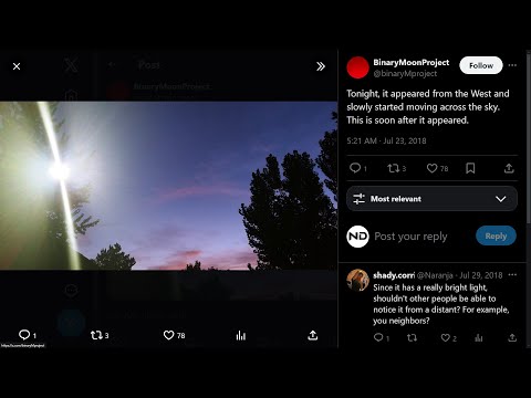 The Binary Moon Project - Twitter Story