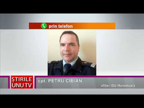 POMPIERII AU EVITAT O TRAGEDIE, LA AUREL VLAICU