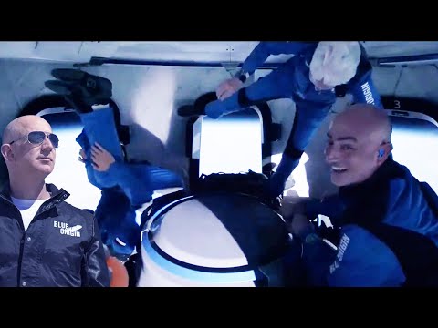Here's What Jeff Bezos Did During His Trip Through Space
