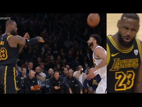 LBJ SO FRUSTRATED AT JAMAL MURRAY! THROWS BALL AT HIM! THEN MURRAY TOOKOVER & GOT REVENGE!