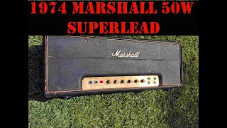 Video thumbnail for 1974 Marshall 50w Bass Model 1986 Tone Test by Floyd's Vintage Guitars