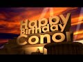 Happy Birthday Conor