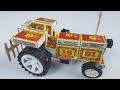 How To Make Matchbox Tractor Cultivator Using Dc Motor DIY Matchbox Tractor Trolley 2023