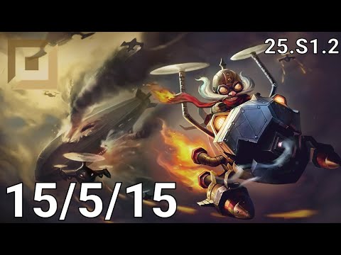 Corki ADC vs Ezreal - EUW Master | Patch 25.S1.2