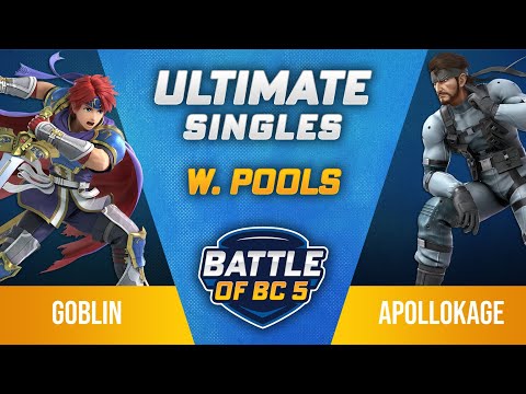Goblin (Roy) vs ApolloKage (Snake) - Ultimate Singles Losers Top 64 - Battle of BC 5