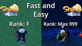 5 Easy Tips to rank up fast | Shindo Life
