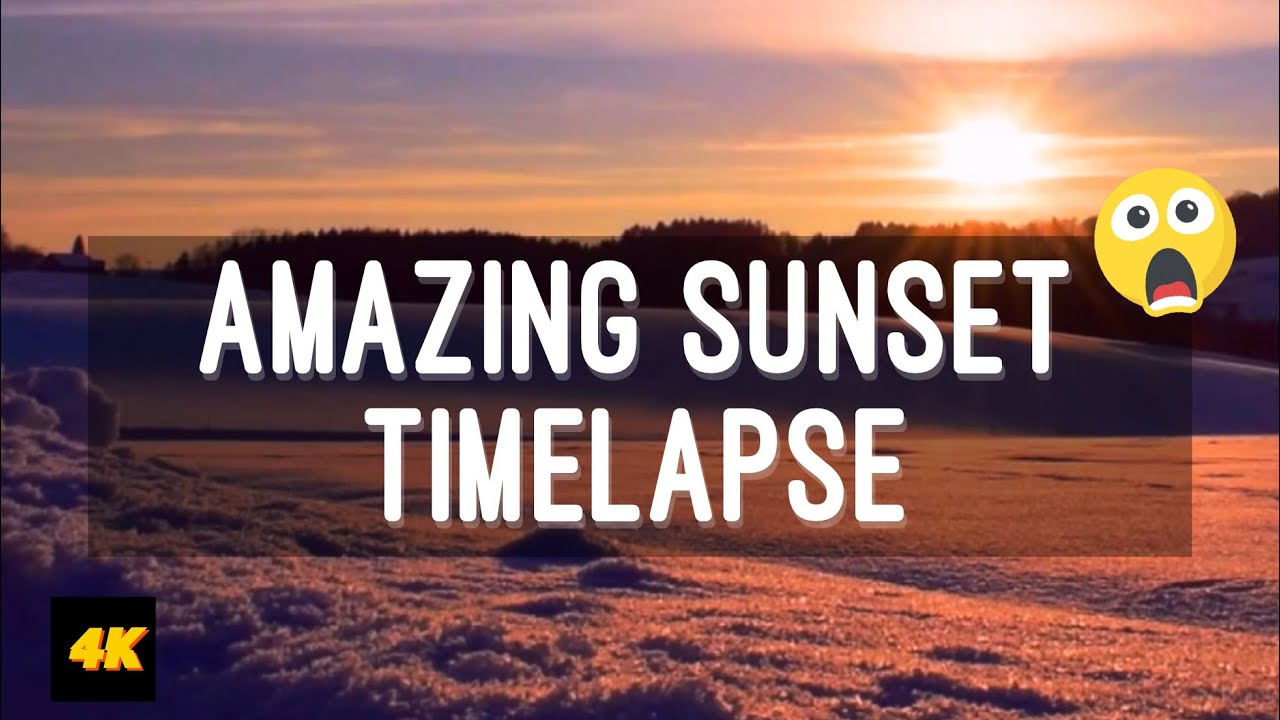 [4K] Time lapse - Amazing Sunset around the world
