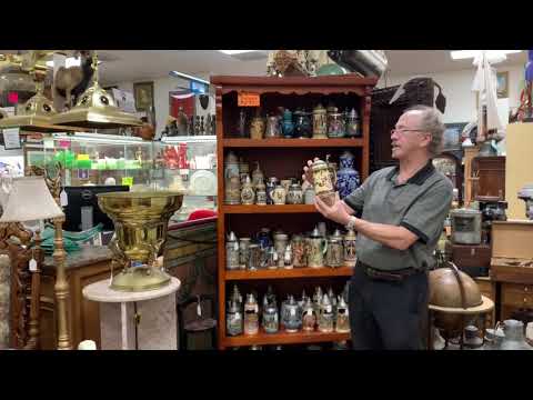 Rare Antique Villeroy & Boch Mettlach german beer Stein Gnomes Drinking 2184 .5L at Gannons Antiques