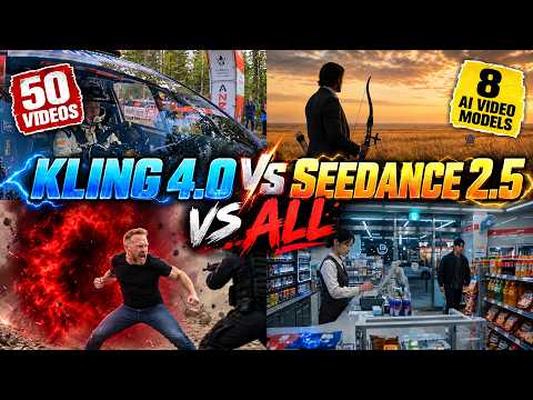 Kling 4.0 vs Seedance 2.5 vs ALL – Best AI Video Generator?