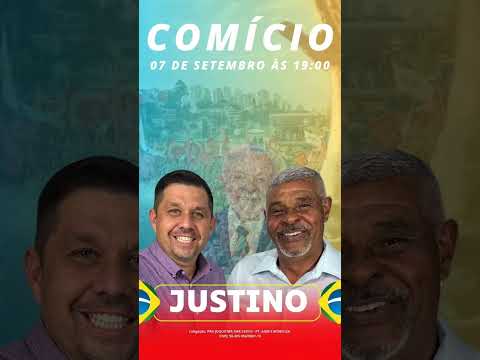 2 COMÍCIOS NO MESMO LUGAR E AGORA FAVELA DO JUSTINOS PODE DECIDIR A ELEIÇÃO 2024.
